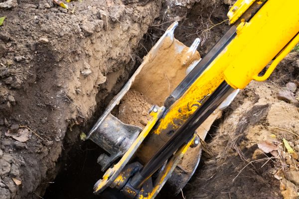 Downspout Trenching in Santa Cruz