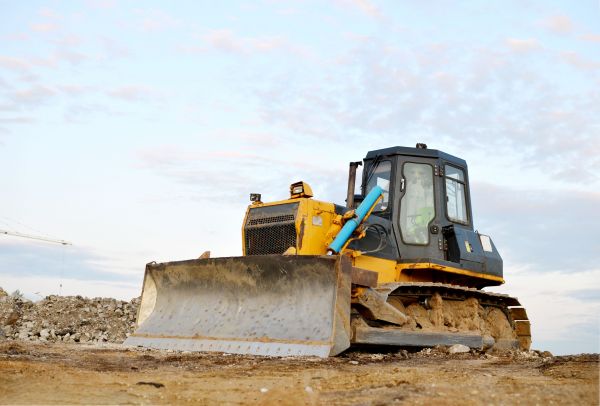Bulldozer Land Excavation in Santa Cruz