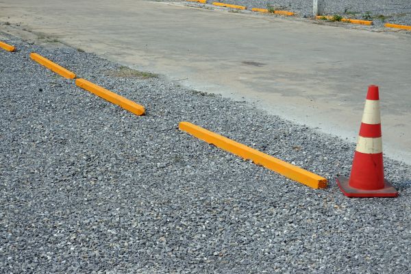Parking Lot Gravel Repair in Santa Cruz