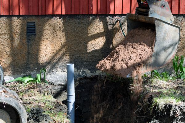 Sewer Line Digging in Santa Cruz