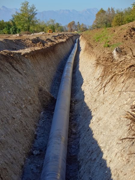 Gas Pipe Trenching in Santa Cruz