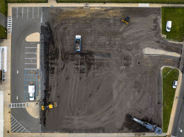 Parking Lot Excavation in Santa Cruz