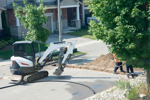 Electrical Line Trenching in Santa Cruz