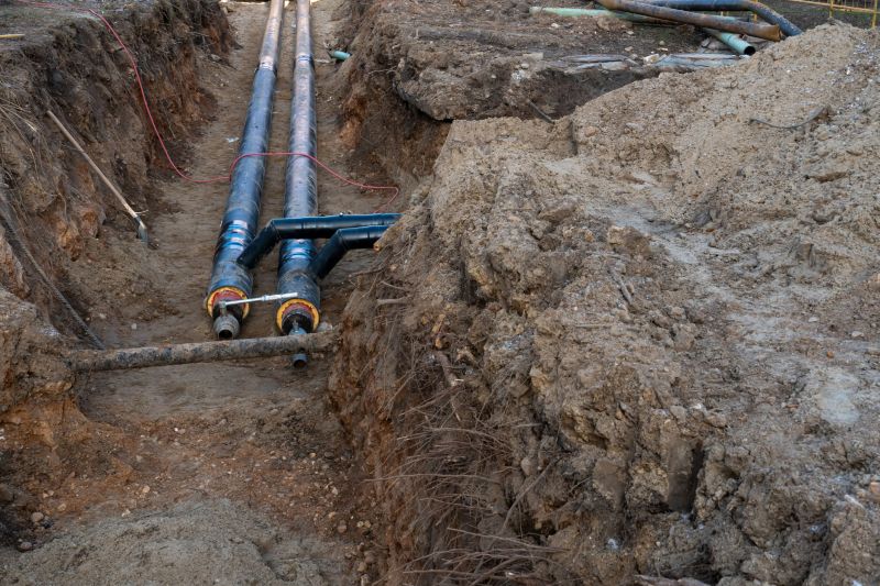 Gas Pipe Trenching